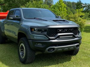 RAM Rebel/TRX Exterior LED Strips - Front - ORACLE Lighting - Flush LED Light Bar System - White - `19-`24